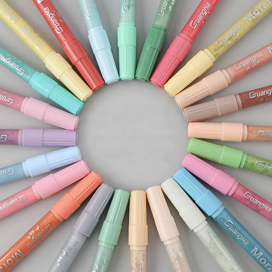 Acrylic Marker Morandi Oily Round Tip DIY Graffiti Paint Set