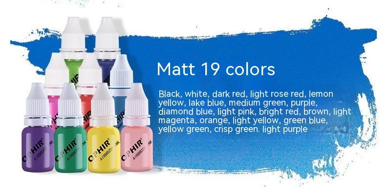 Spray Gun Nail Painting Model Coloring Acrylic Paint Spray Pen Water-based Paint Paint Accessories