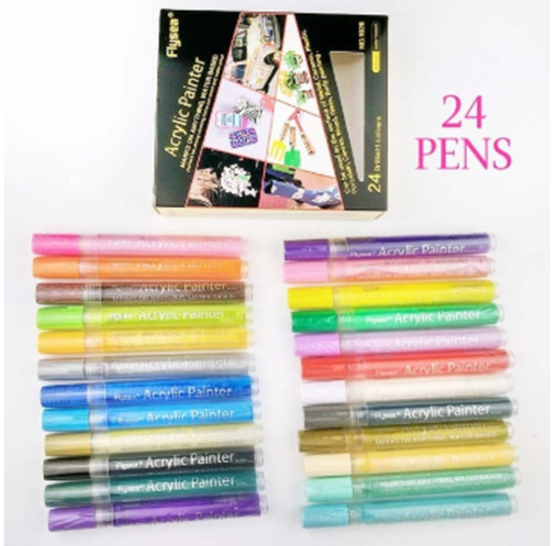 Color Water-based Painting Paint Pen 80 Colors