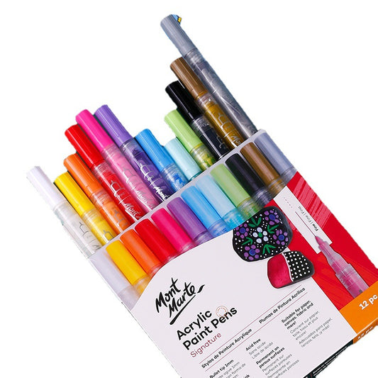 12-color DIY Acrylic Paint Marker Pen Set