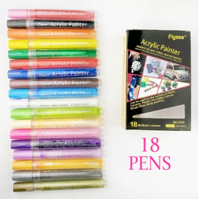 Color Water-based Painting Paint Pen 80 Colors