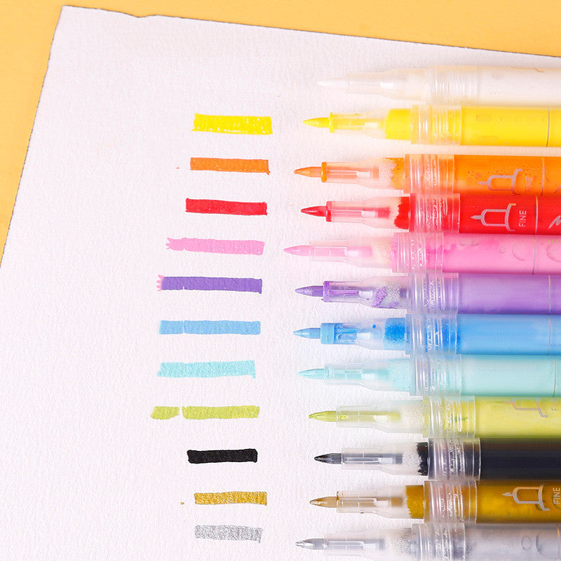 12-color DIY Acrylic Paint Marker Pen Set