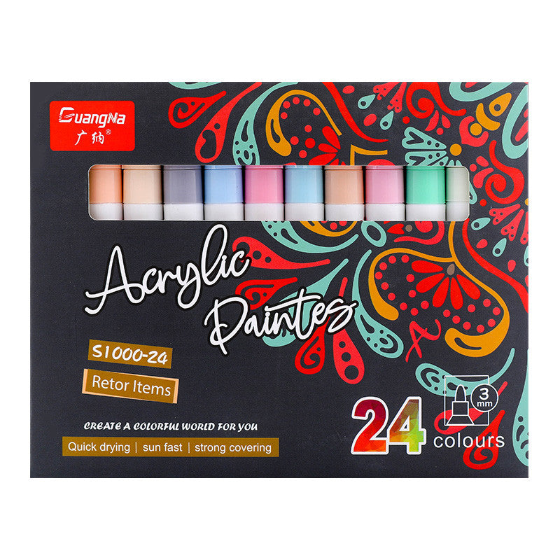 Acrylic Marker Morandi Oily Round Tip DIY Graffiti Paint Set